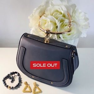 Gray Stephanie Crossbody Bag